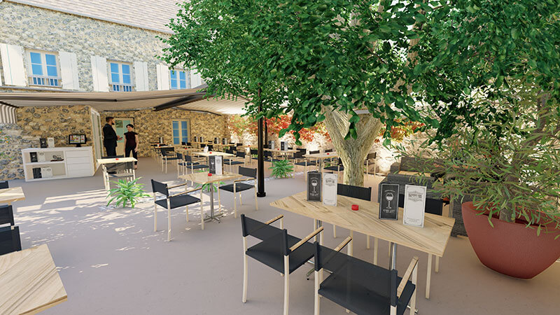 Qui sommes-nous ? 12 Création de la terrasse d'une auberge en Ile De France - Enid